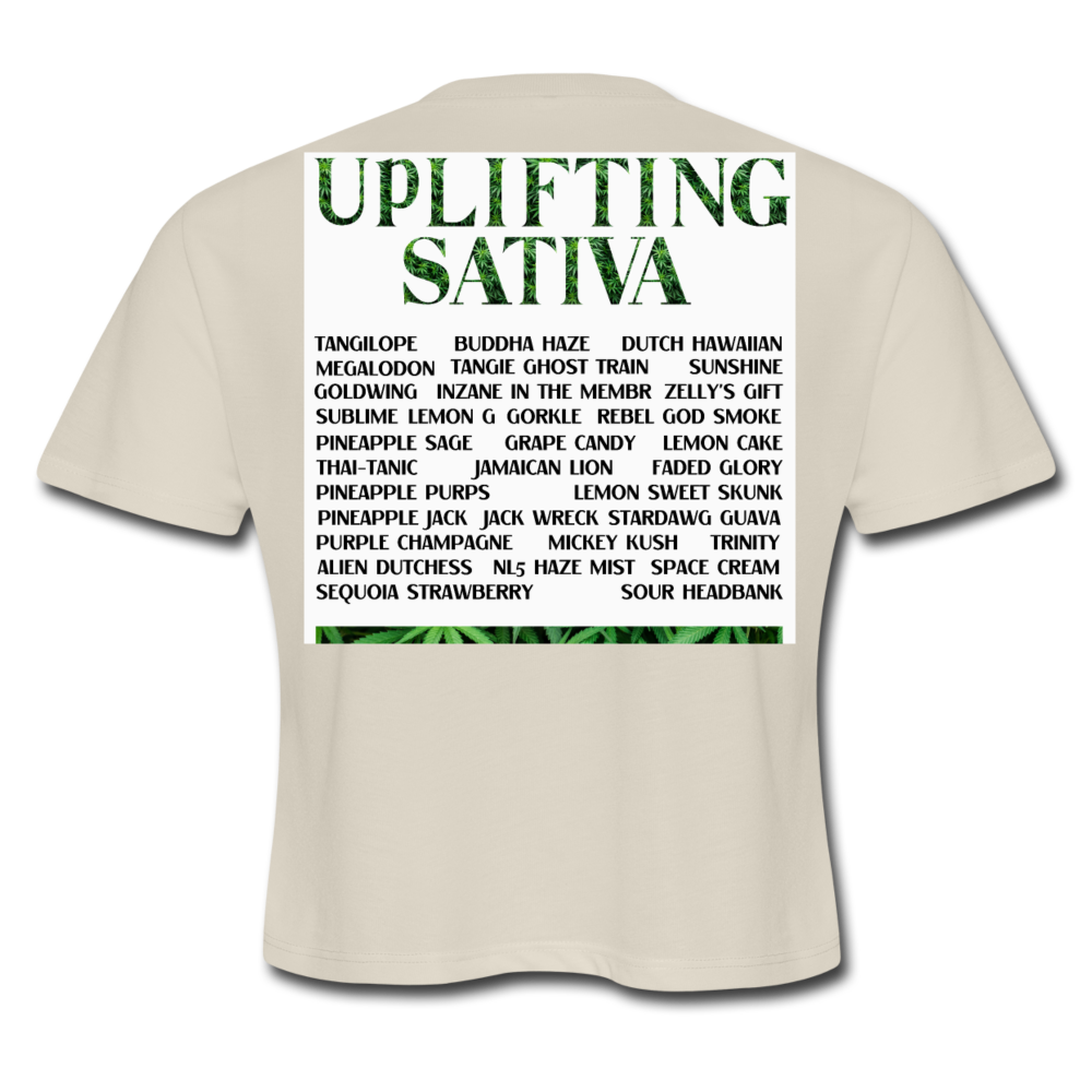 Women's Cropped T-Shirt - dust