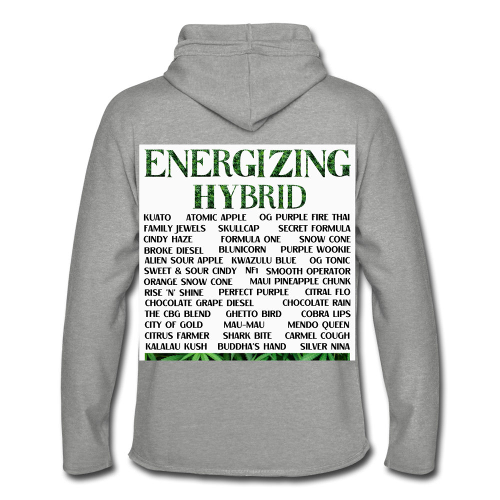 Unisex Lightweight Terry Hoodie - heather gray