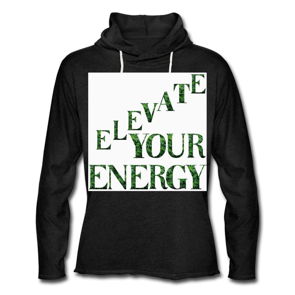 Unisex Lightweight Terry Hoodie - charcoal gray