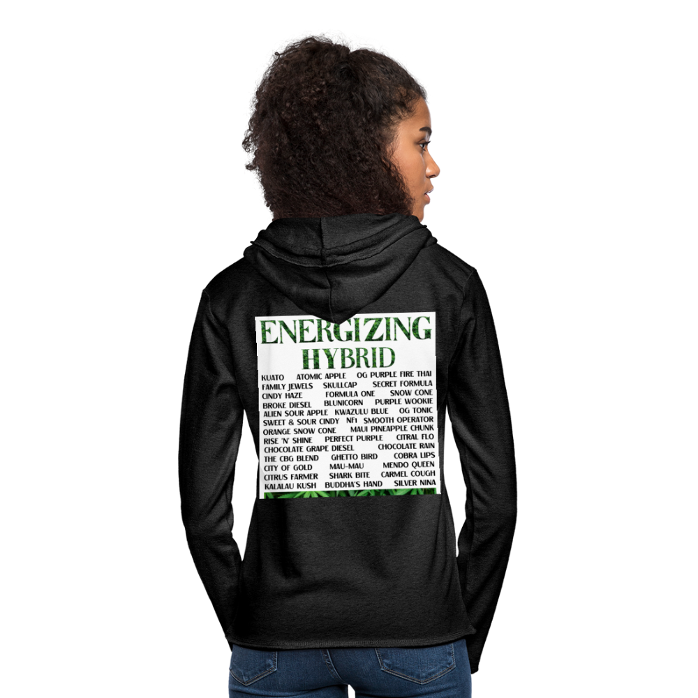 Unisex Lightweight Terry Hoodie - charcoal gray