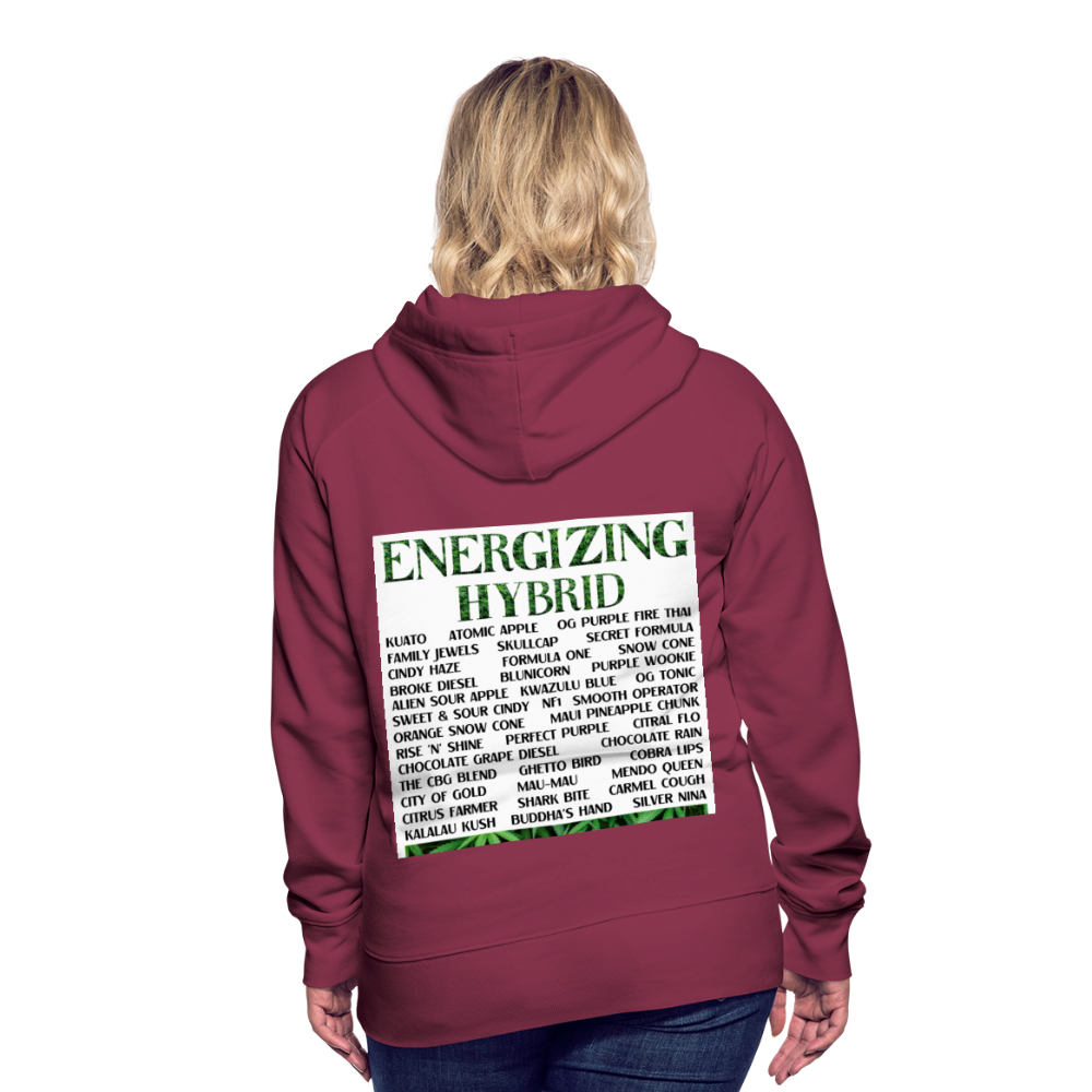 Women’s Premium Hoodie - burgundy