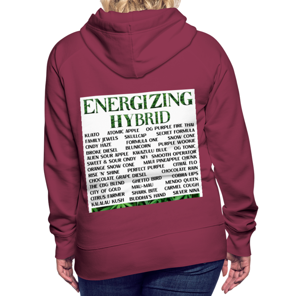Women’s Premium Hoodie - burgundy
