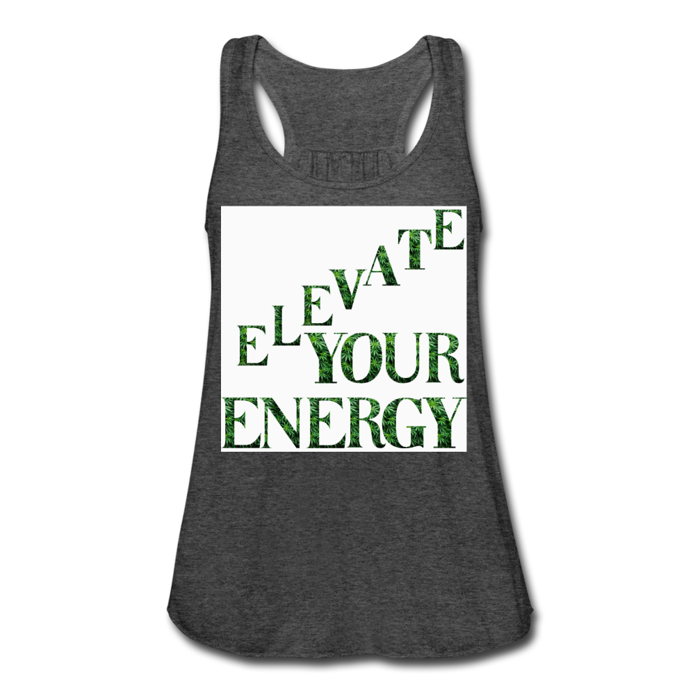 Women's Flowy Tank Top by Bella - deep heather