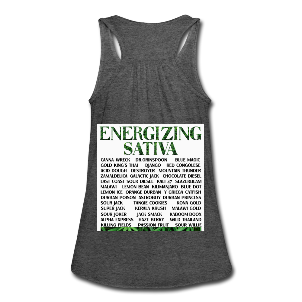 Women's Flowy Tank Top by Bella - deep heather