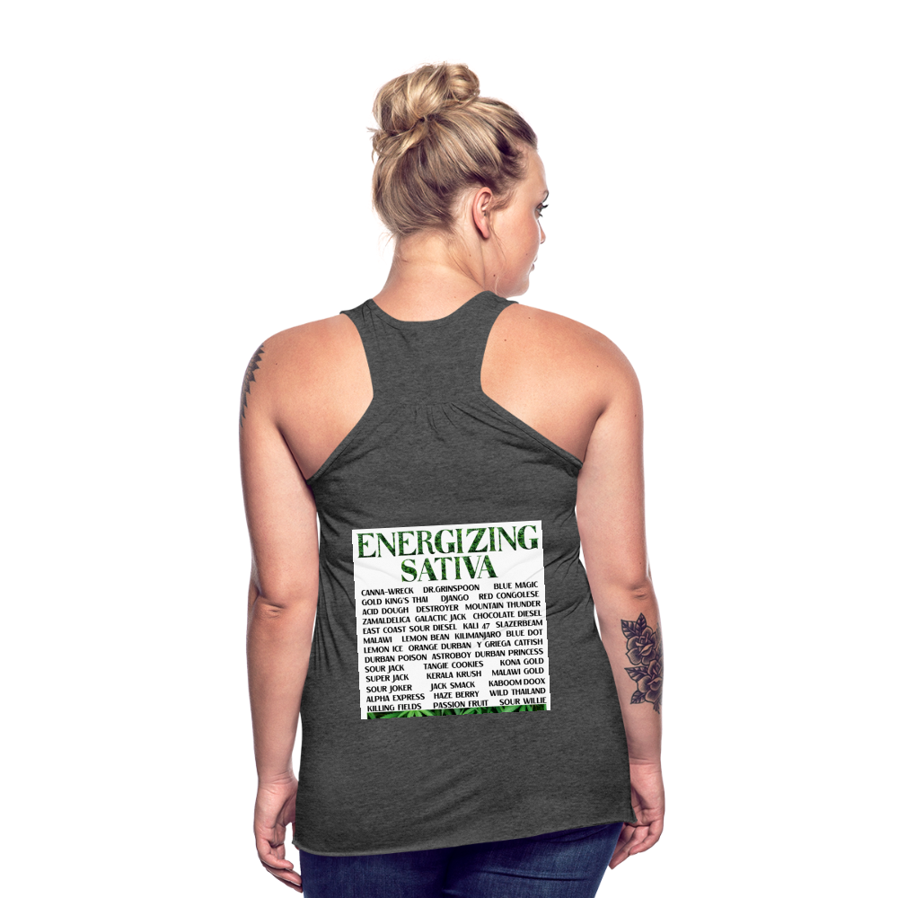 Women's Flowy Tank Top by Bella - deep heather