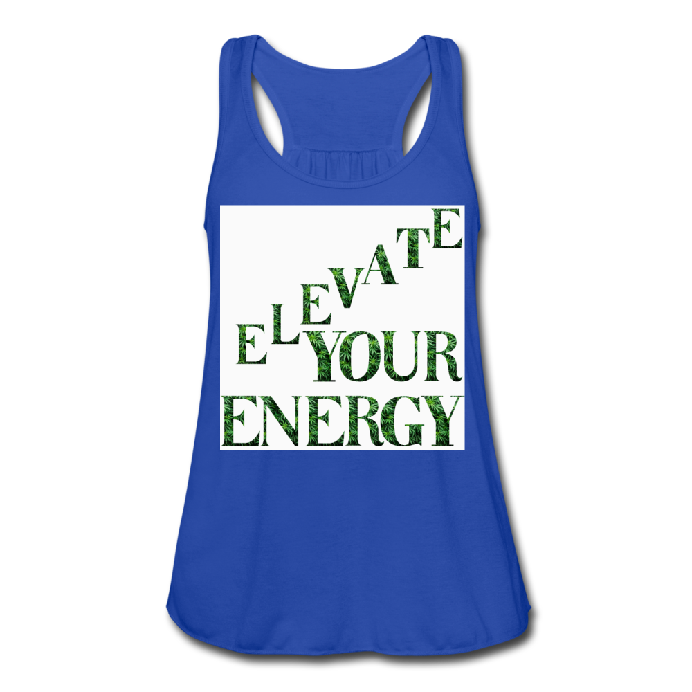 Women's Flowy Tank Top by Bella - royal blue