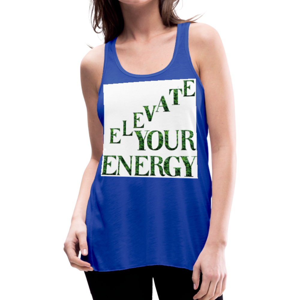 Women's Flowy Tank Top by Bella - royal blue
