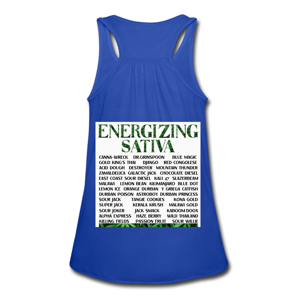 Women's Flowy Tank Top by Bella - royal blue
