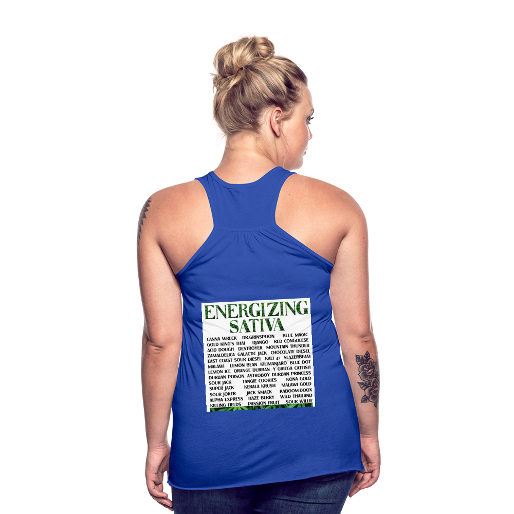 Women's Flowy Tank Top by Bella - royal blue