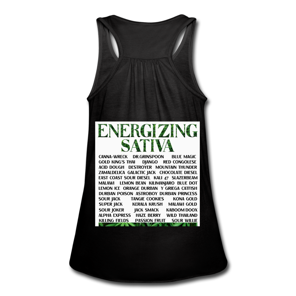 Women's Flowy Tank Top by Bella - black