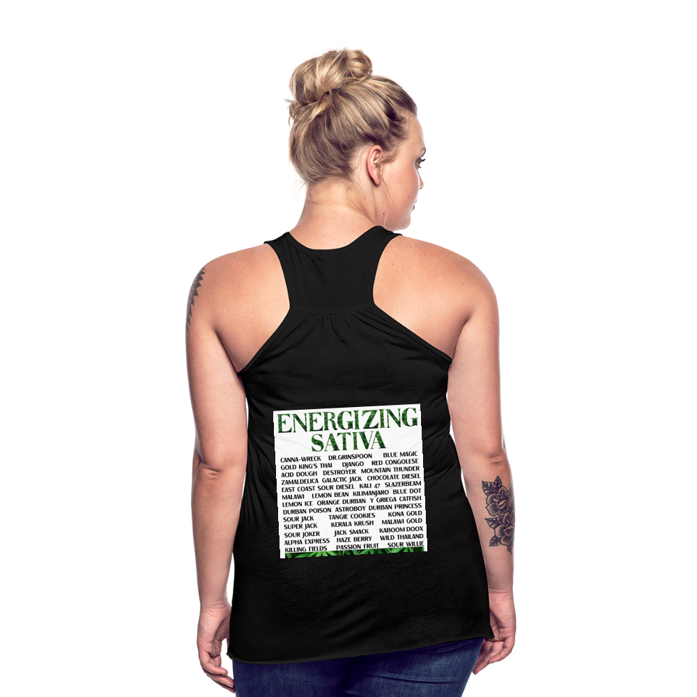 Women's Flowy Tank Top by Bella - black