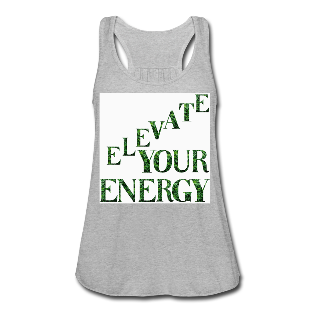 Women's Flowy Tank Top by Bella - heather gray