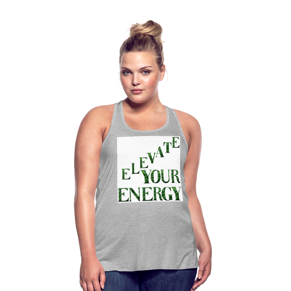 Women's Flowy Tank Top by Bella - heather gray