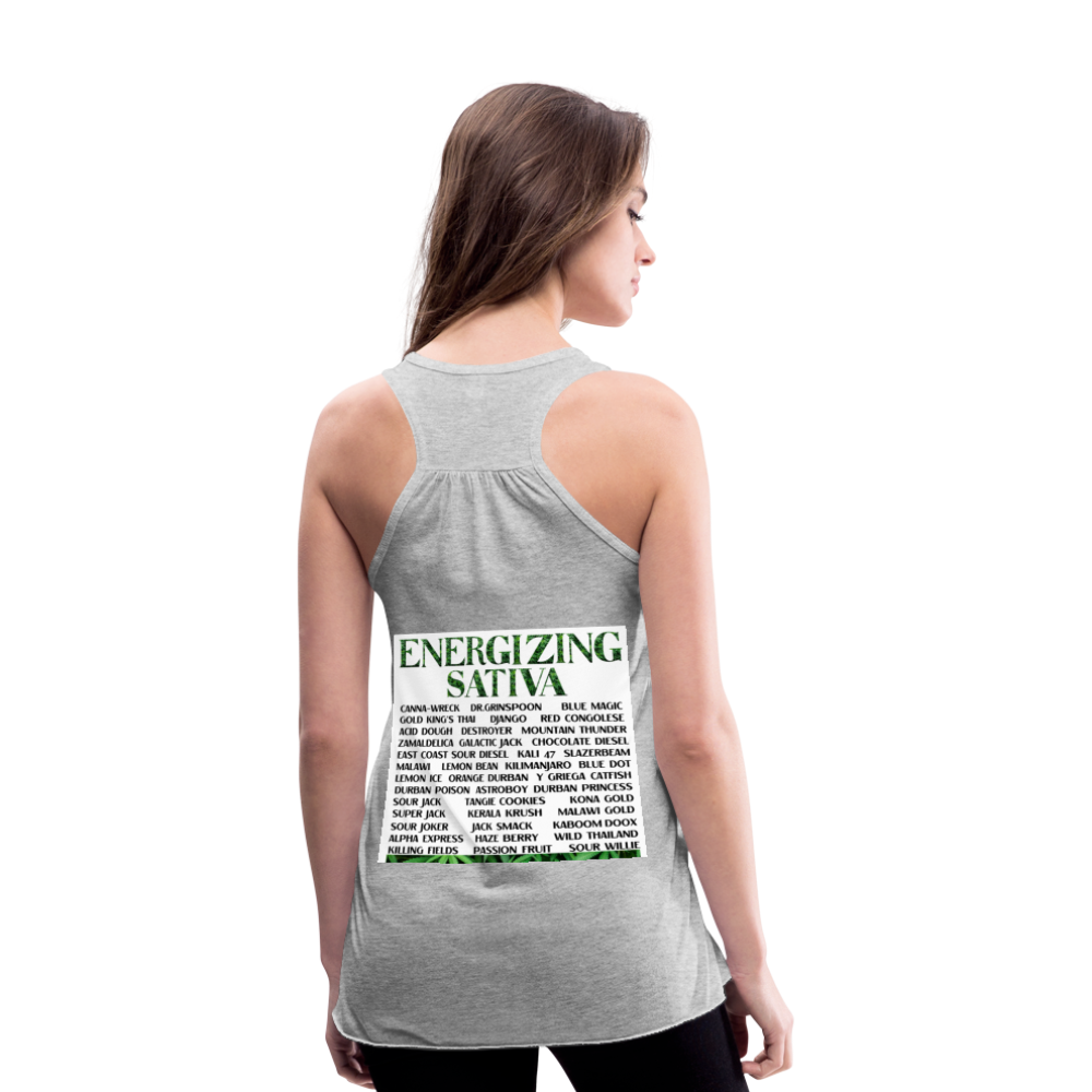 Women's Flowy Tank Top by Bella - heather gray