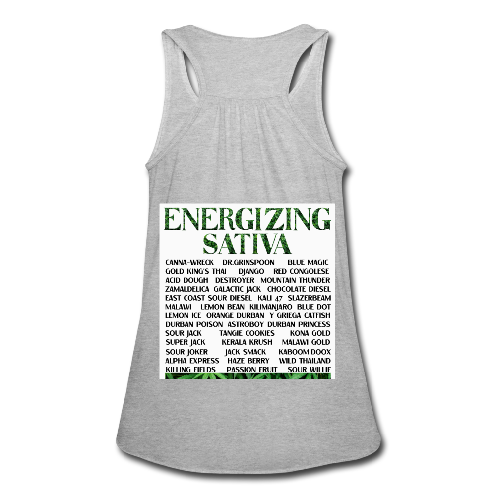Women's Flowy Tank Top by Bella - heather gray