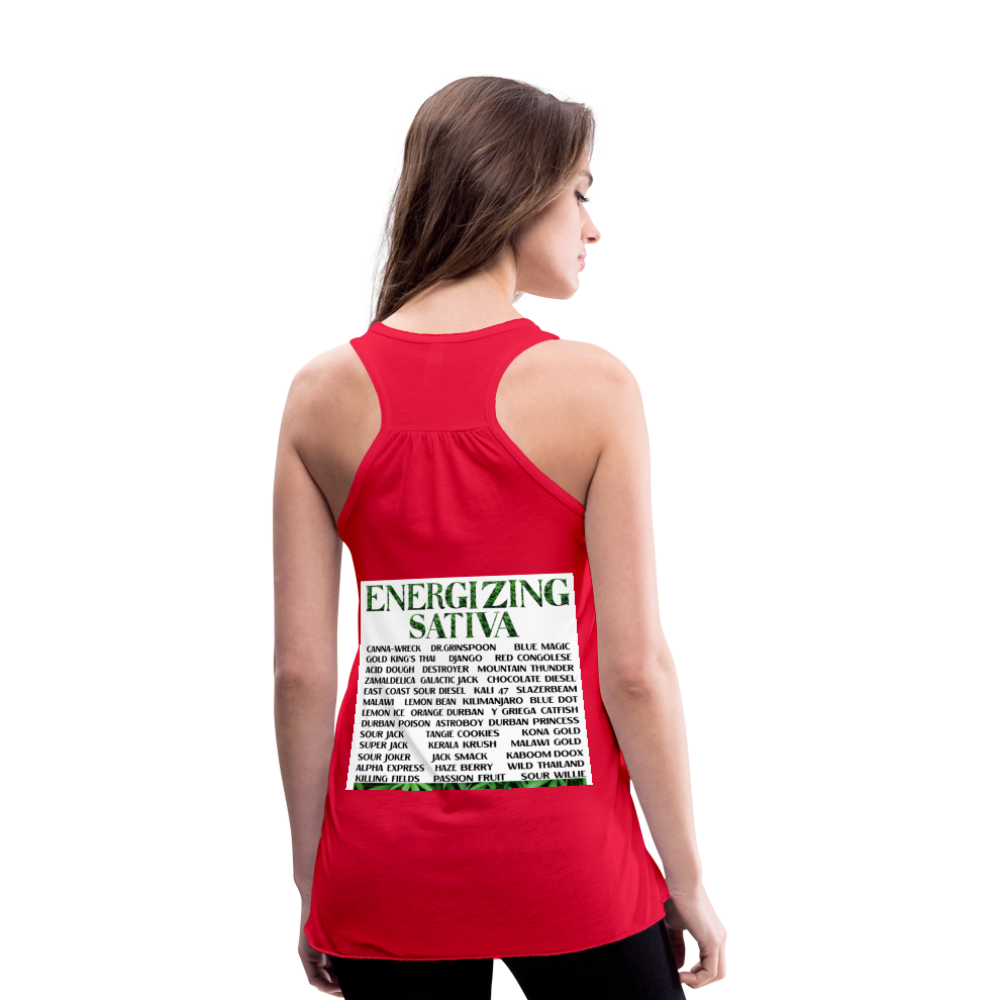 Women's Flowy Tank Top by Bella - red