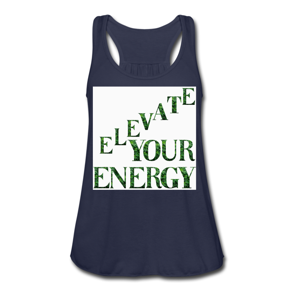 Women's Flowy Tank Top by Bella - navy