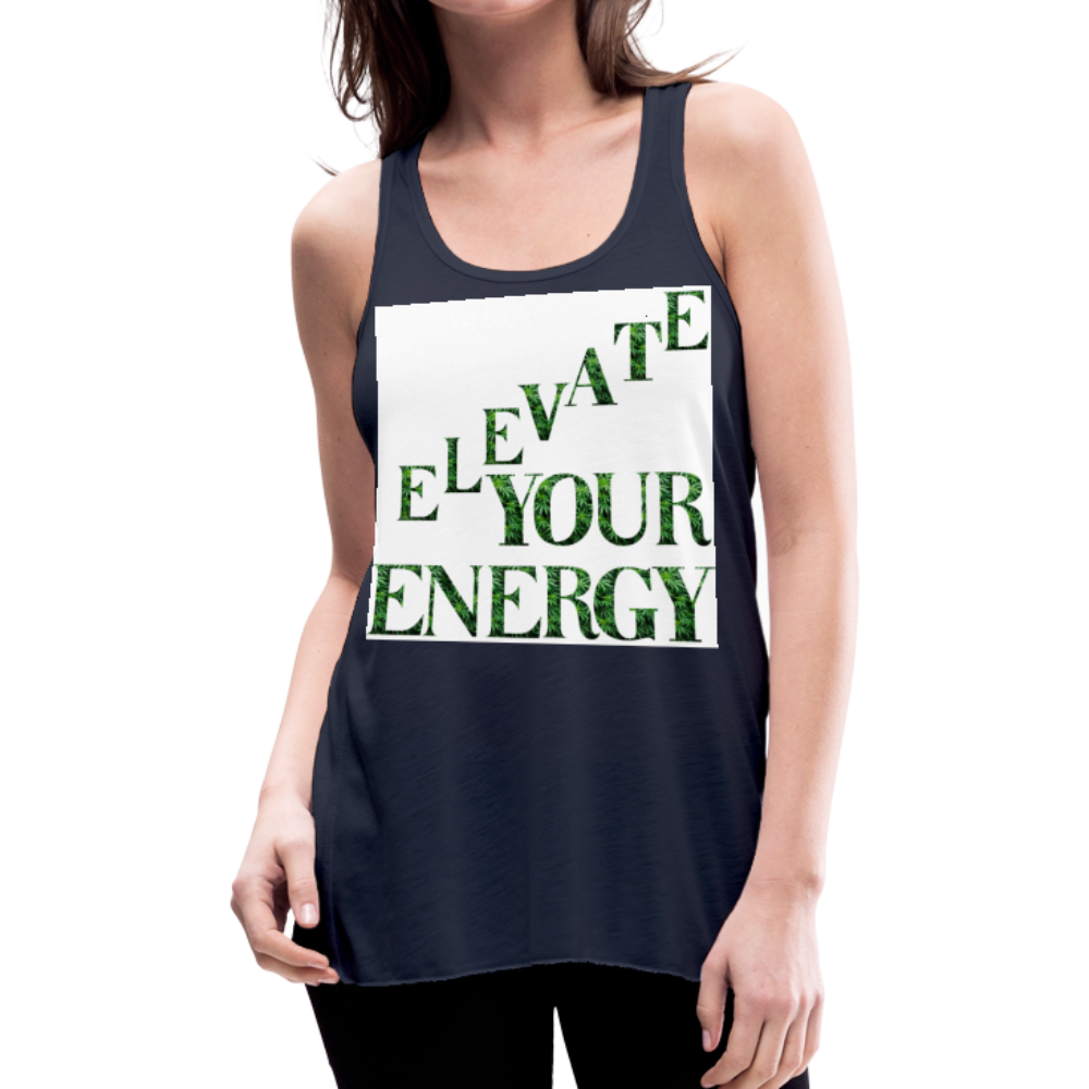 Women's Flowy Tank Top by Bella - navy