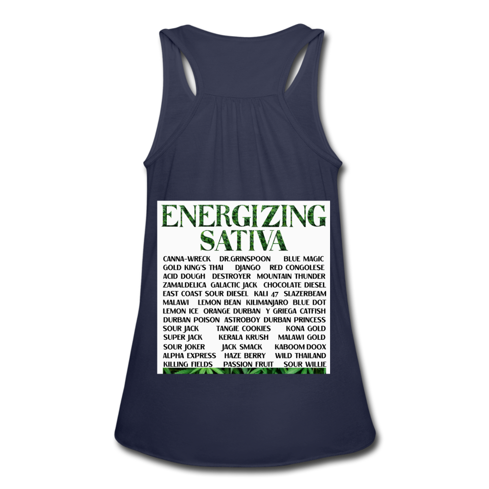 Women's Flowy Tank Top by Bella - navy