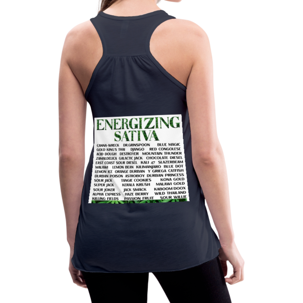 Women's Flowy Tank Top by Bella - navy