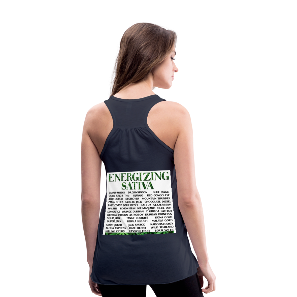 Women's Flowy Tank Top by Bella - navy