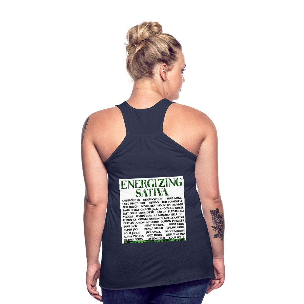 Women's Flowy Tank Top by Bella - navy