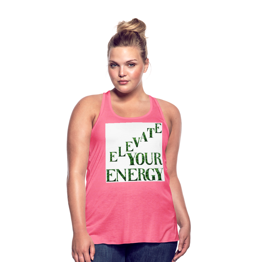 Women's Flowy Tank Top by Bella - neon pink
