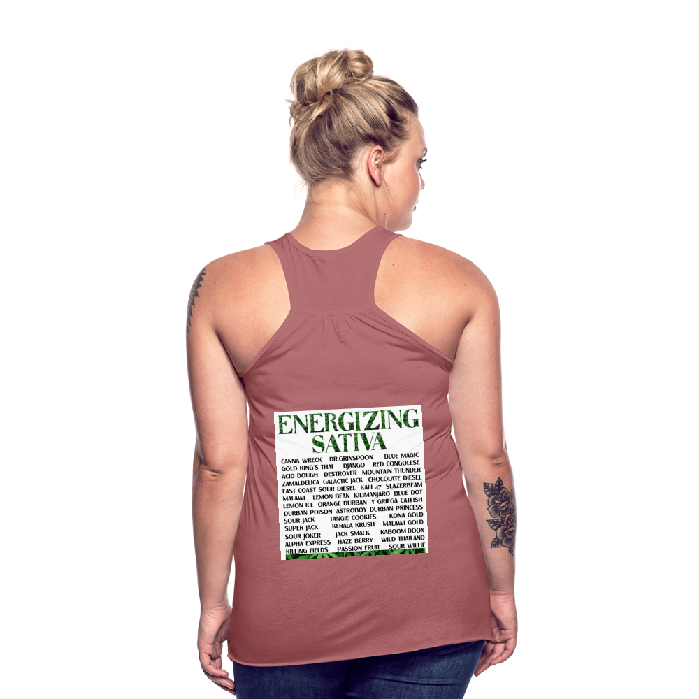 Women's Flowy Tank Top by Bella - mauve