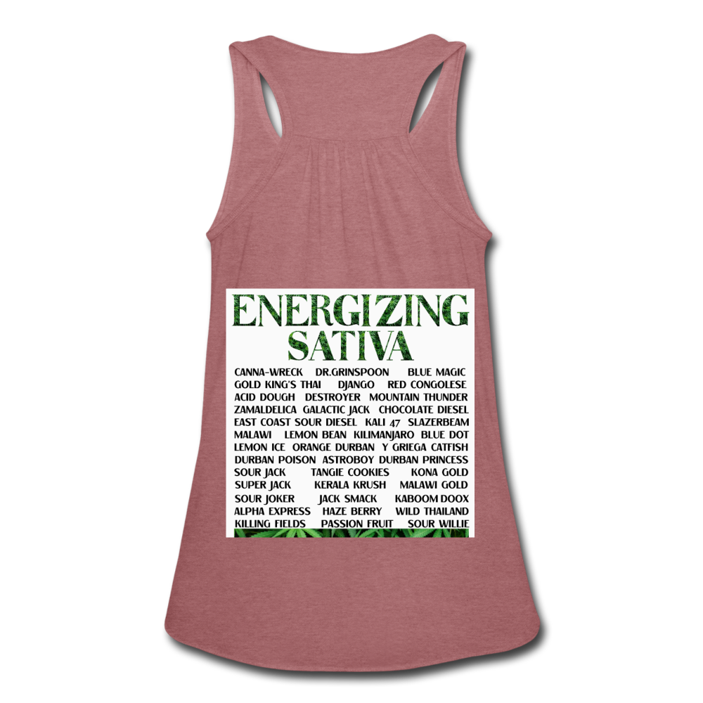 Women's Flowy Tank Top by Bella - mauve