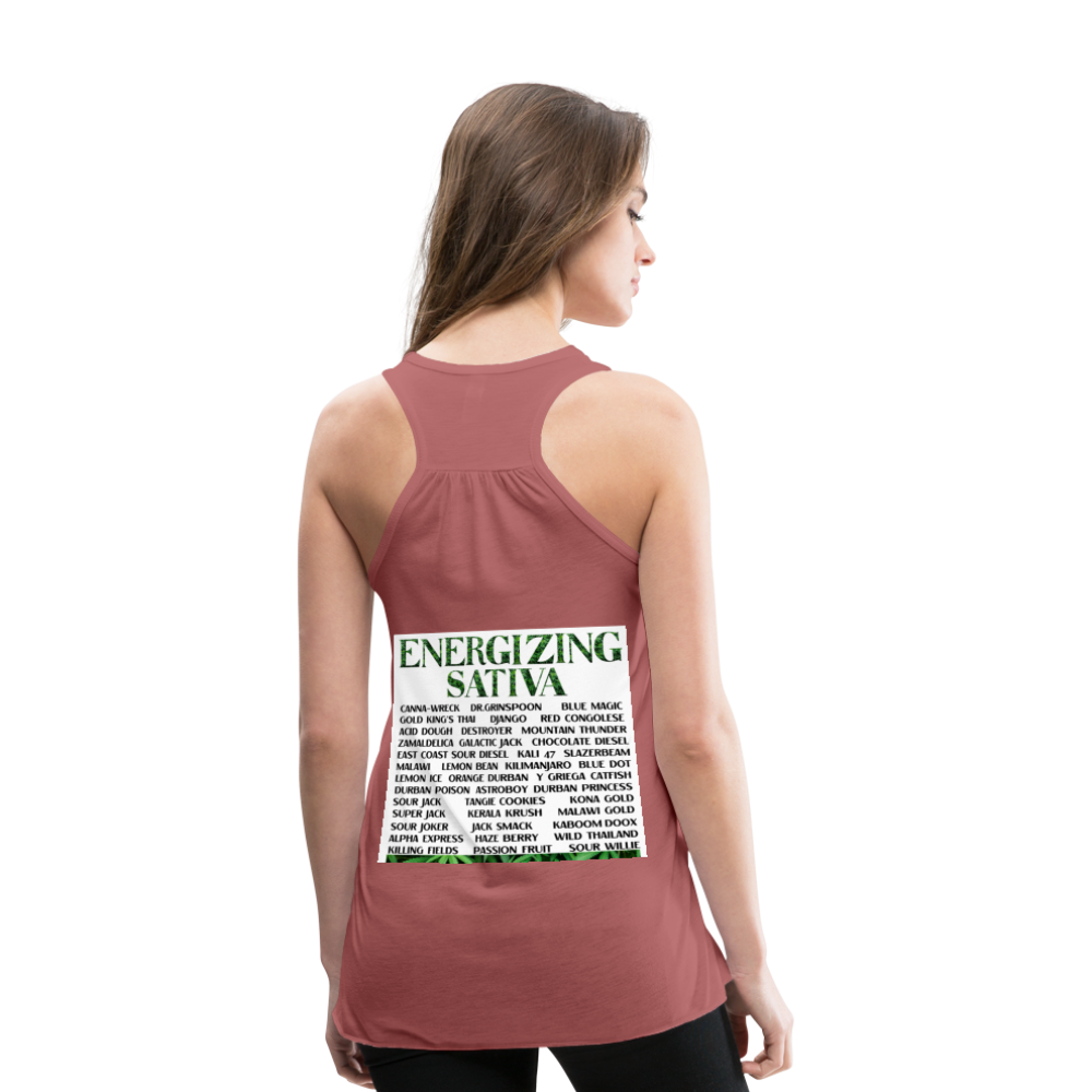 Women's Flowy Tank Top by Bella - mauve