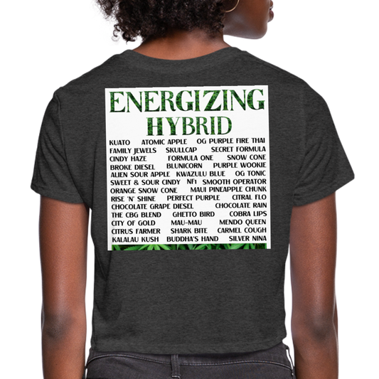 Women's Cropped T-Shirt - deep heather