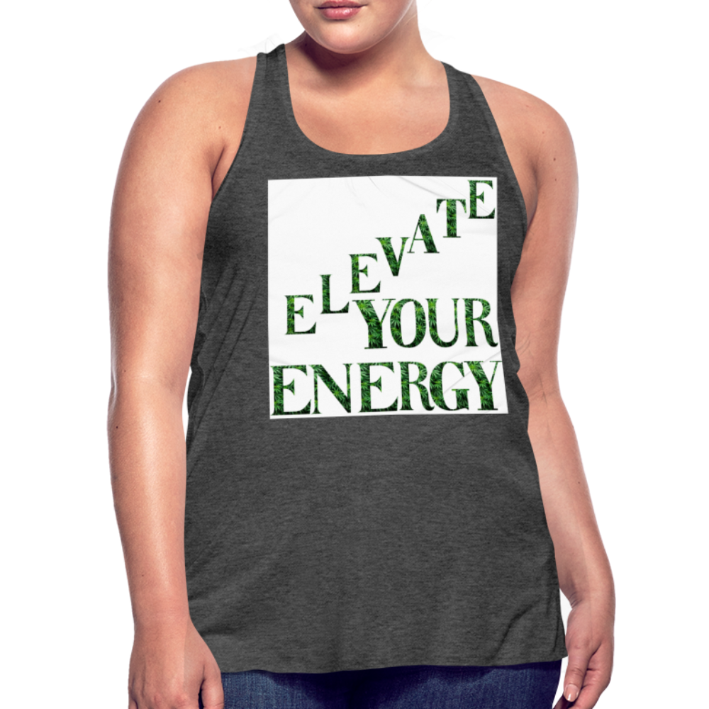 Women's Flowy Tank Top by Bella - deep heather
