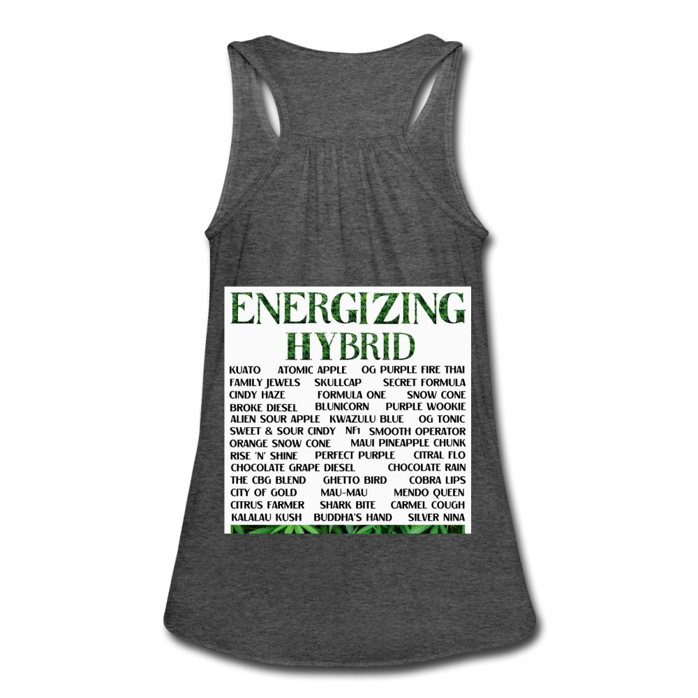 Women's Flowy Tank Top by Bella - deep heather