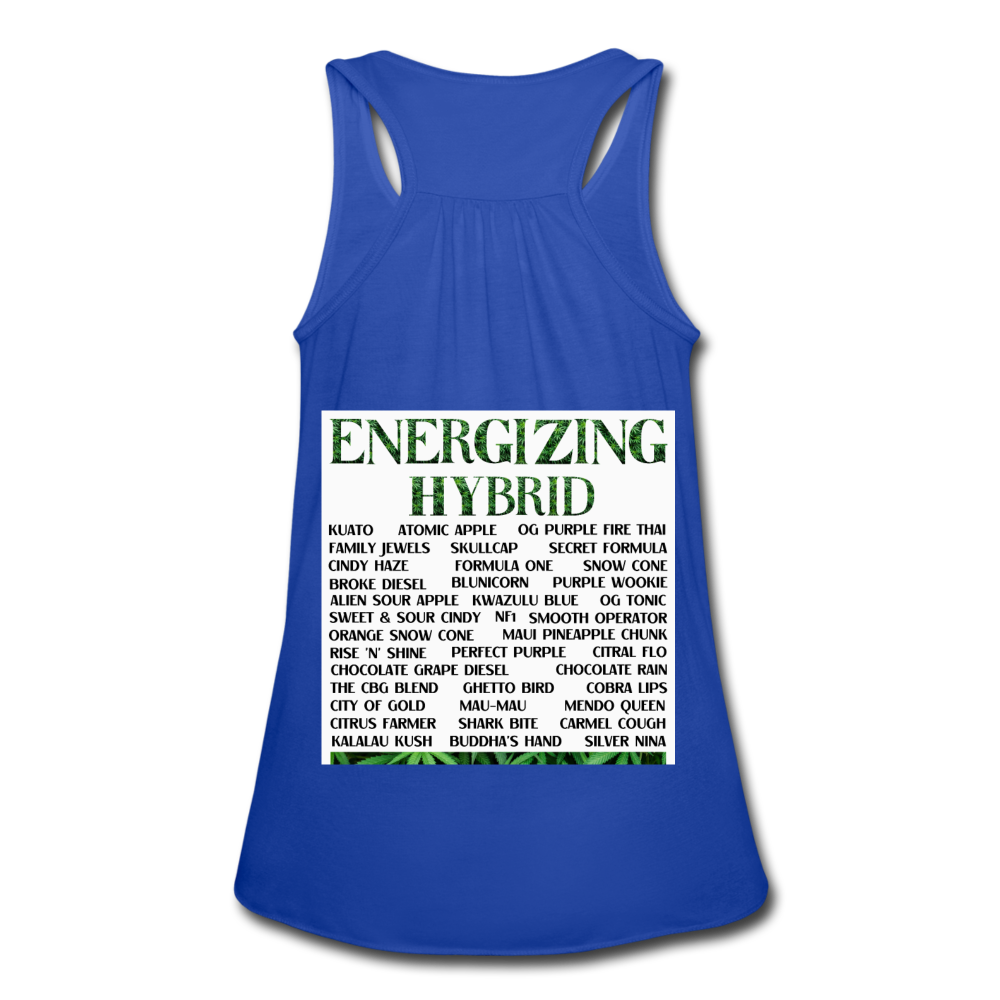 Women's Flowy Tank Top by Bella - royal blue