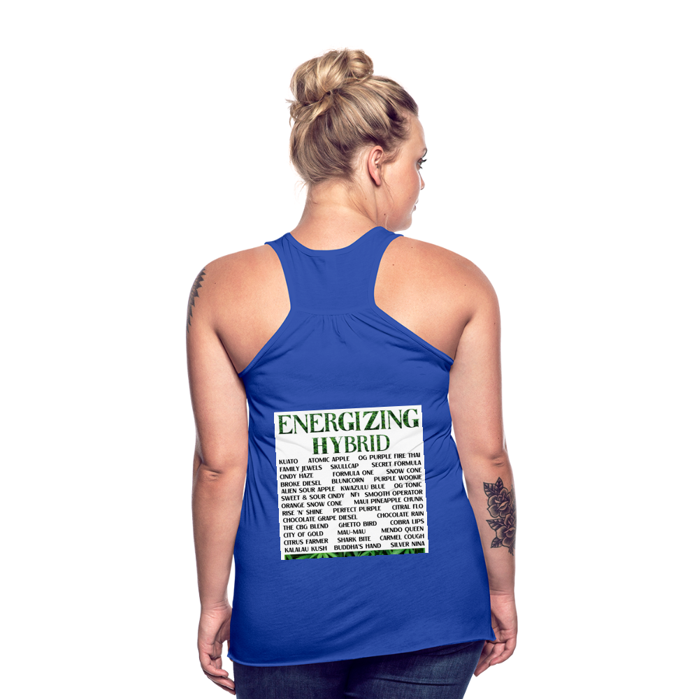 Women's Flowy Tank Top by Bella - royal blue