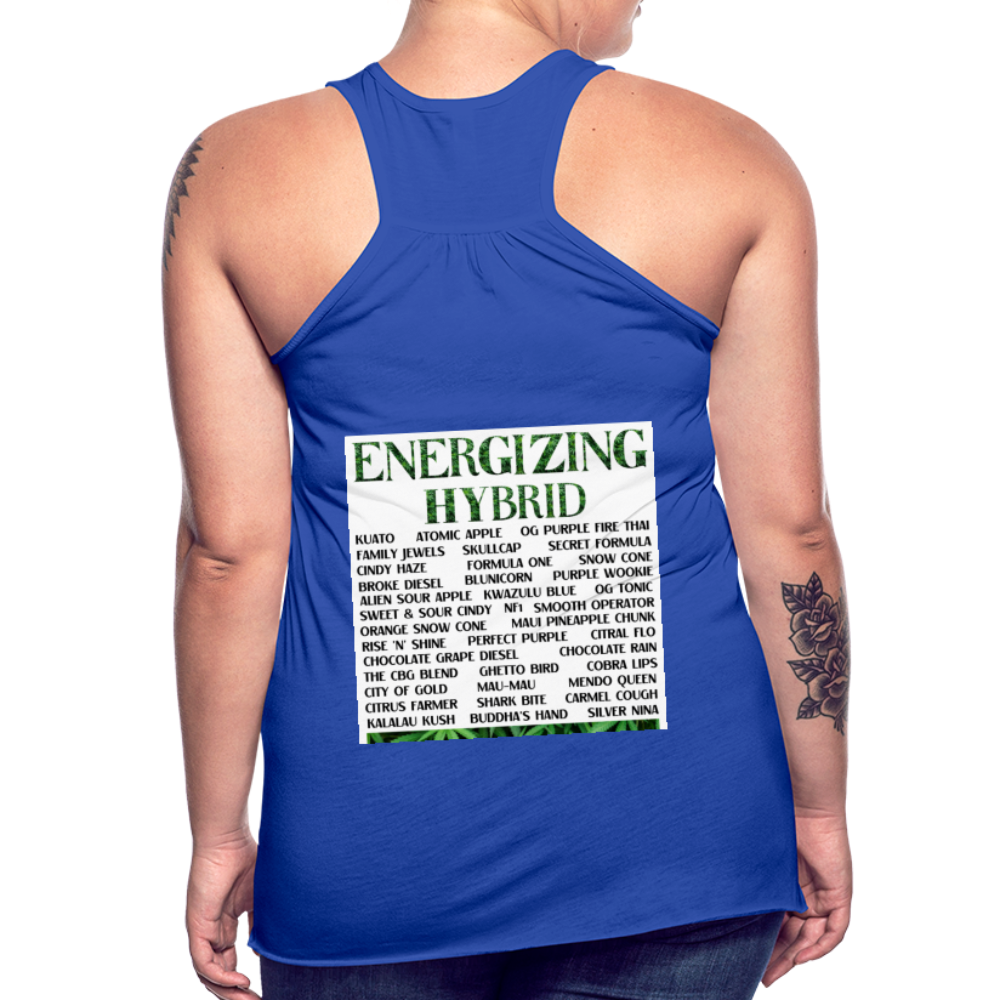Women's Flowy Tank Top by Bella - royal blue