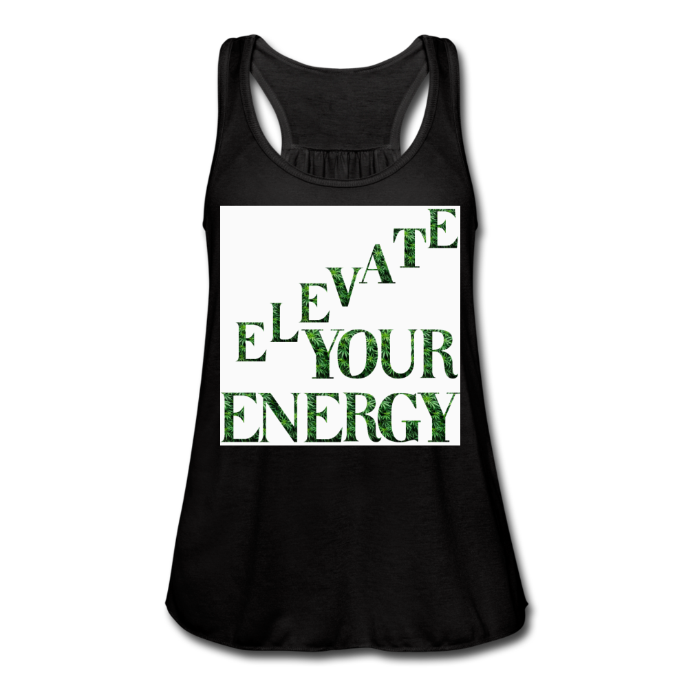 Women's Flowy Tank Top by Bella - black