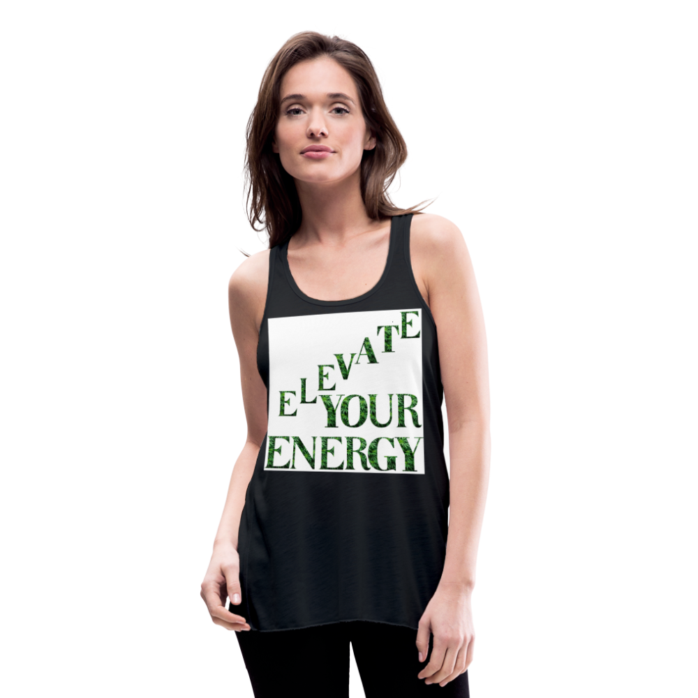 Women's Flowy Tank Top by Bella - black