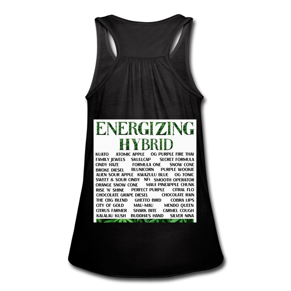 Women's Flowy Tank Top by Bella - black