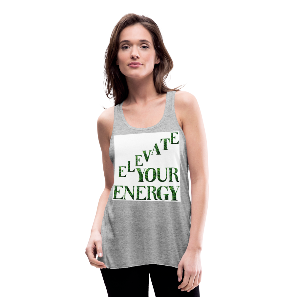 Women's Flowy Tank Top by Bella - heather gray