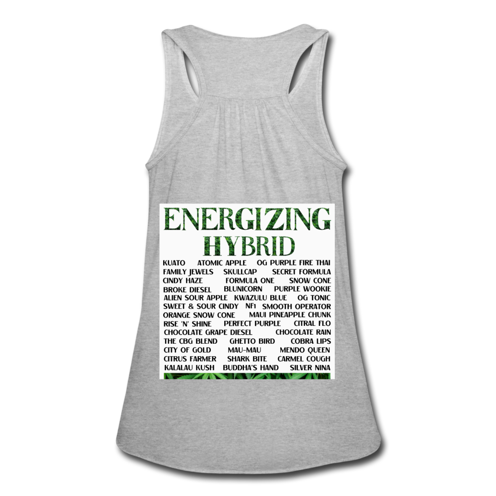 Women's Flowy Tank Top by Bella - heather gray