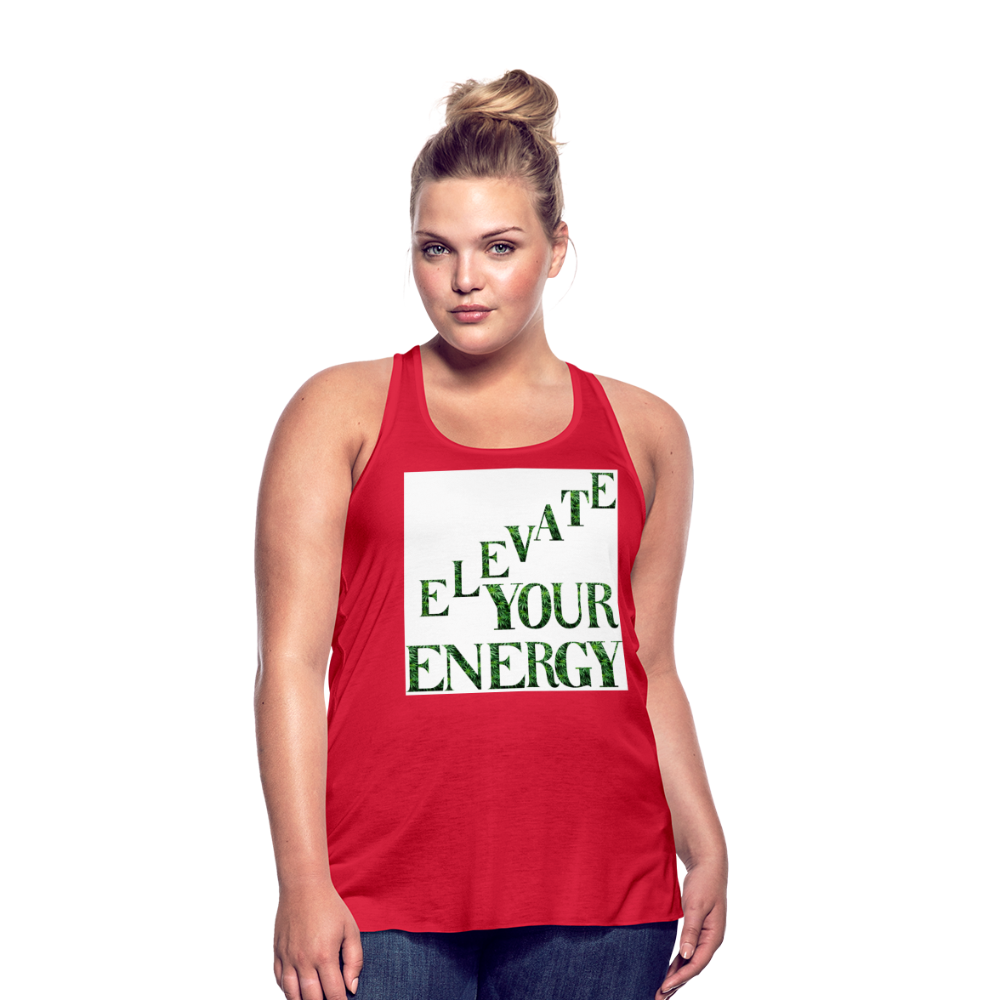 Women's Flowy Tank Top by Bella - red