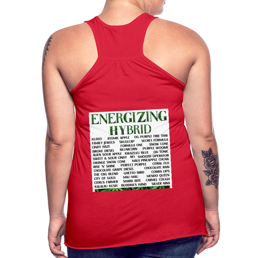 Women's Flowy Tank Top by Bella - red