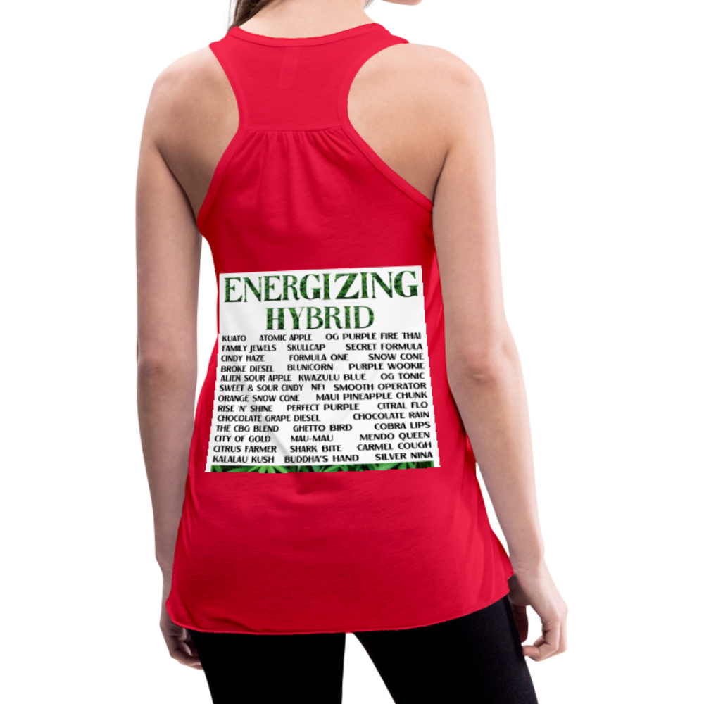 Women's Flowy Tank Top by Bella - red