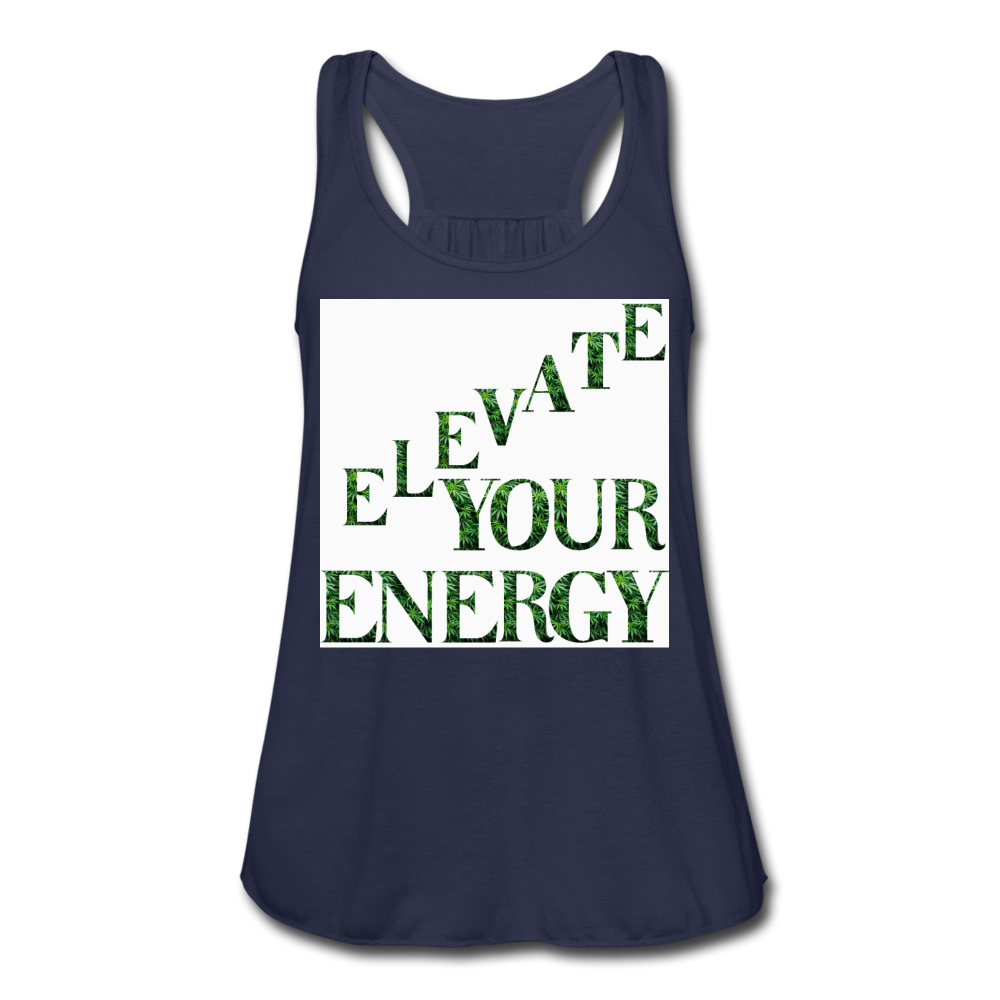 Women's Flowy Tank Top by Bella - navy