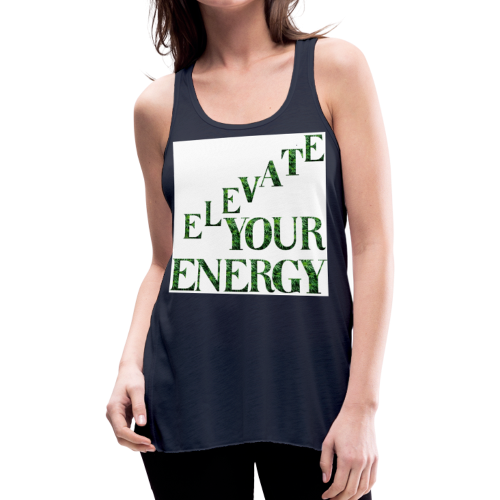 Women's Flowy Tank Top by Bella - navy