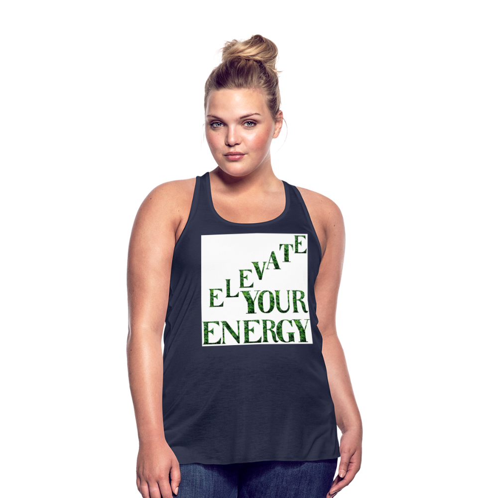 Women's Flowy Tank Top by Bella - navy