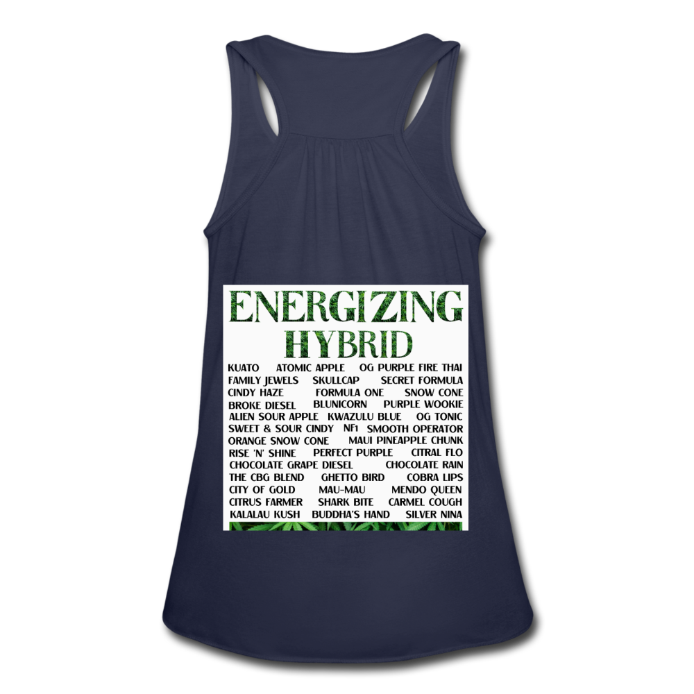 Women's Flowy Tank Top by Bella - navy