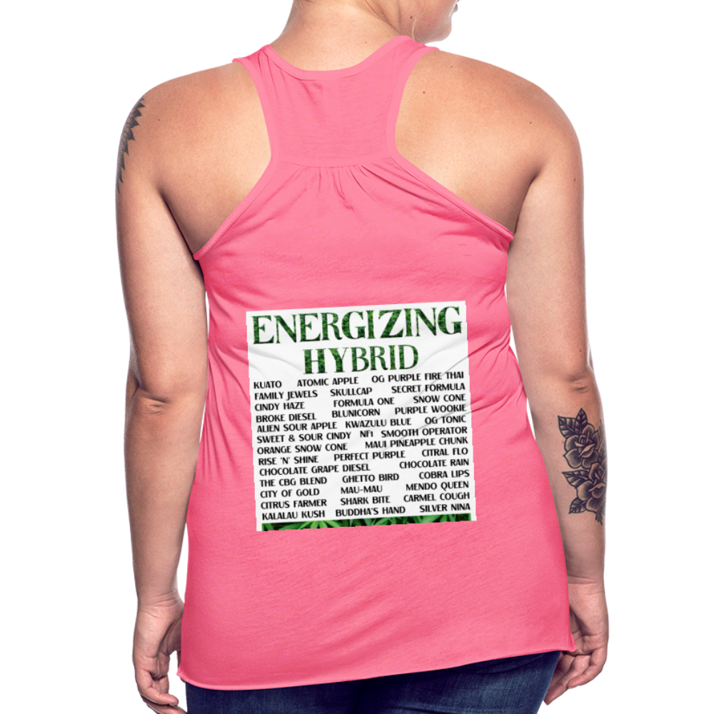 Women's Flowy Tank Top by Bella - neon pink