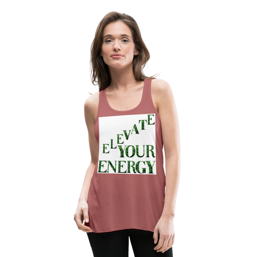 Women's Flowy Tank Top by Bella - mauve